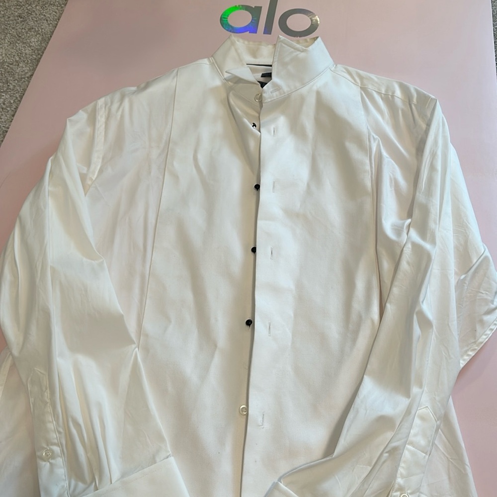 Vera wang tuxedo shirt, size 16 (32/33)